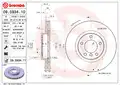 Első tengely bal féktárcsa - Brembo