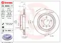 Hátsó tengely bal féktárcsa - Brembo
