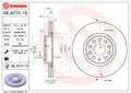 ZESTAW DO KLOCKÓW HAM.  PRZÓD AUDI/CUPRA/SEAT/SKODA/VW/VW (FAW) - Brembo