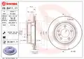 Hátsó Féktárcsa - Brembo