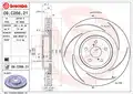 Első tengely jobb féktárcsa - Brembo