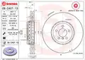 Első tengely bal féktárcsa - Brembo