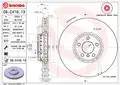 Első tengely bal féktárcsa - Brembo