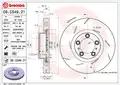 Első tengely bal féktárcsa - Brembo