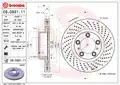 Első tengely jobb féktárcsa - Brembo