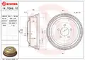 Fékdob - Brembo