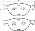 Első Fékbetét - Brembo