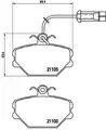 Első Fékbetét - Brembo