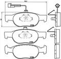 Első Fékbetét - Brembo