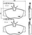 Első Fékbetét - Brembo
