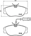 Első Fékbetét - Brembo