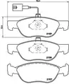 Első Fékbetét - Brembo