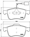 Első Fékbetét - Brembo