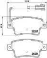 Hátsó Fékbetét - Brembo