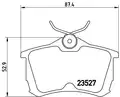 Hátsó Fékbetét - Brembo