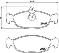 Hátsó Fékbetét - Brembo