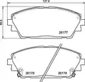 Fékbetét Készlet, Tárcsafék - Brembo