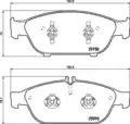 Fékbetétkészlet, tárcsafék - Brembo
