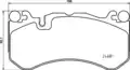 Fékbetét Készlet - Brembo