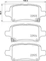 fékbetétkészlet, tárcsafék - Brembo