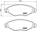 Fékbetét Készlet - Brembo