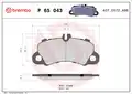 fékbetétkészlet, tárcsafék - Brembo