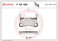 fékbetétkészlet, tárcsafék - Brembo