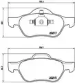 Első Fékbetét - Brembo