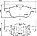 Hátsó Fékbetét - Brembo