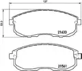 Fékbetét Készlet - Brembo