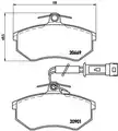 Első Fékbetét - Brembo
