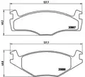 Első Fékbetét - Brembo