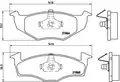 Első Fékbetét - Brembo