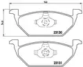 Első Fékbetét - Brembo