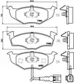 Első Fékbetét - Brembo