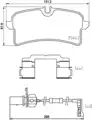Fékbetét Készlet - Brembo