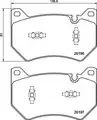 Fékbetét Készlet - Brembo