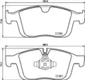 Fékbetét Készlet - Brembo