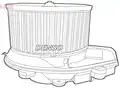 Ventilátor, utastér - Denso