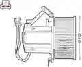 Ventilátor, utastér - Denso