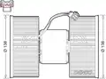 Utastér Ventillátor - Denso