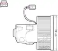 Ventilátor, utastér - Denso
