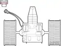 Ventilátor, utastér - Denso