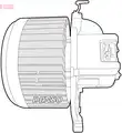 Ventilátor, utastér - Denso