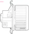 Ventilátor, utastér - Denso