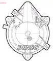 Ventilátor, utastér - Denso