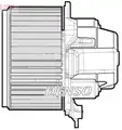 Ventilátor, utastér - Denso