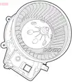 Ventilátor, utastér - Denso