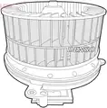 Ventilátor, utastér - Denso