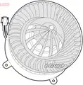 Ventilátor, utastér - Denso